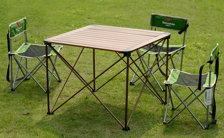 NH Aluminum Folding Table (Size: L)