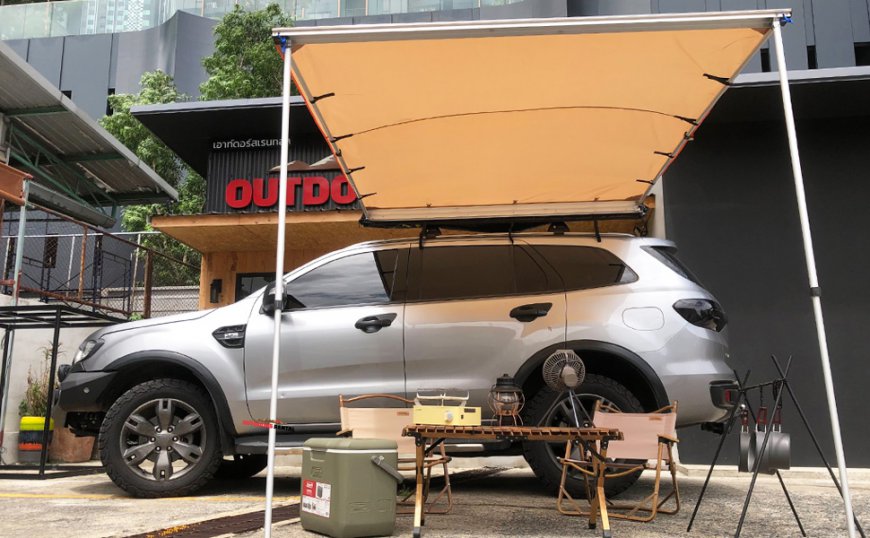 กันสาดติดข้างรถ Awning 2x2.5